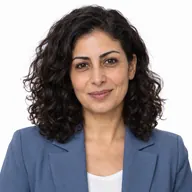 Leila Haddad desk portrait